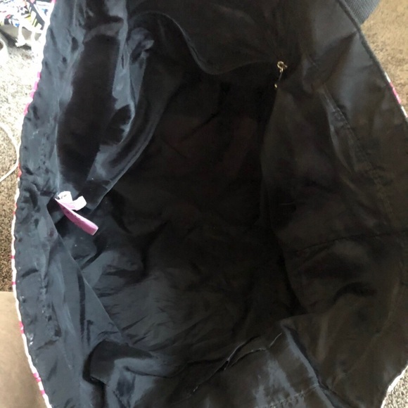 Hello Kitty plaid tote handbag with bow - Picture 3 of 4